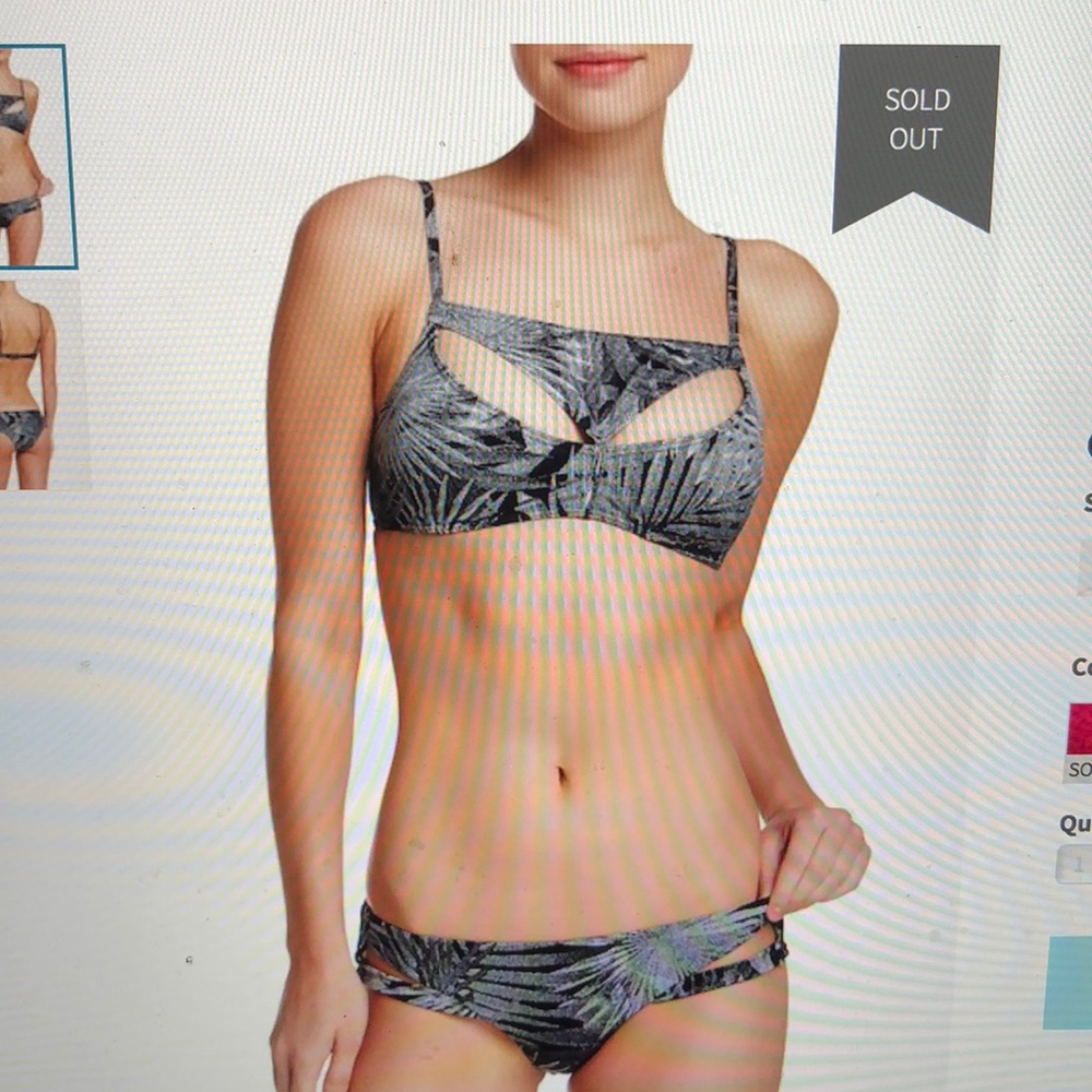 RVCA tropic bralette bikini top